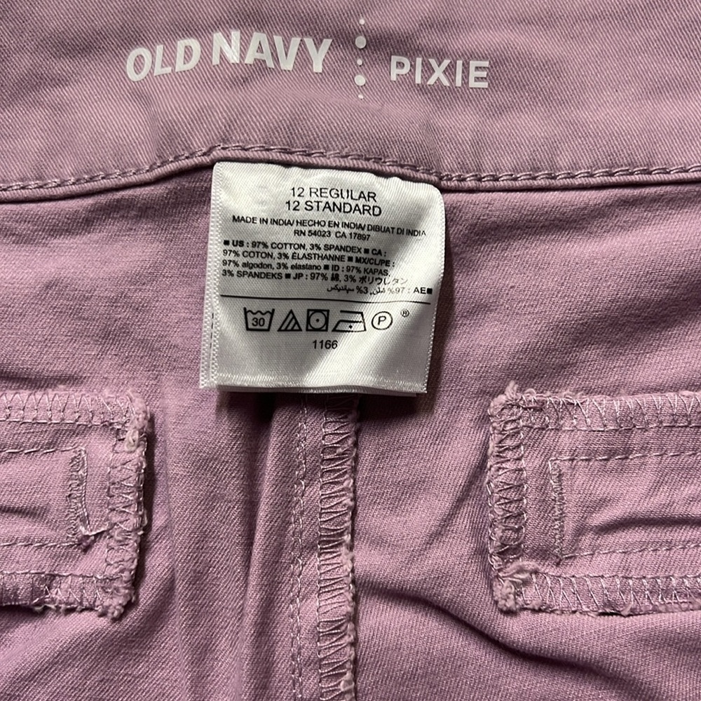 Old Navy Pixie Pants Lavender NWT - image 5